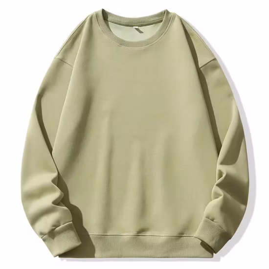 Designer em branco algodão unisex tecido de lã gráfico logotipo impressão bordado oversized simples moletom personalizado