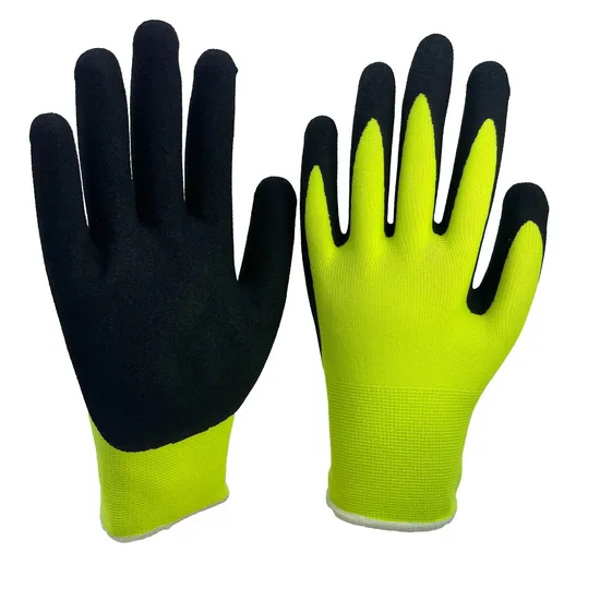 Luvas de nitrilo azul segurança luvas de trabalho industrial fábrica luvas de proteção industrial